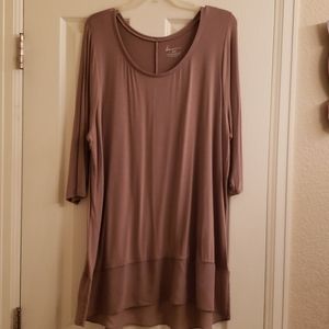 Lane Bryant tan top